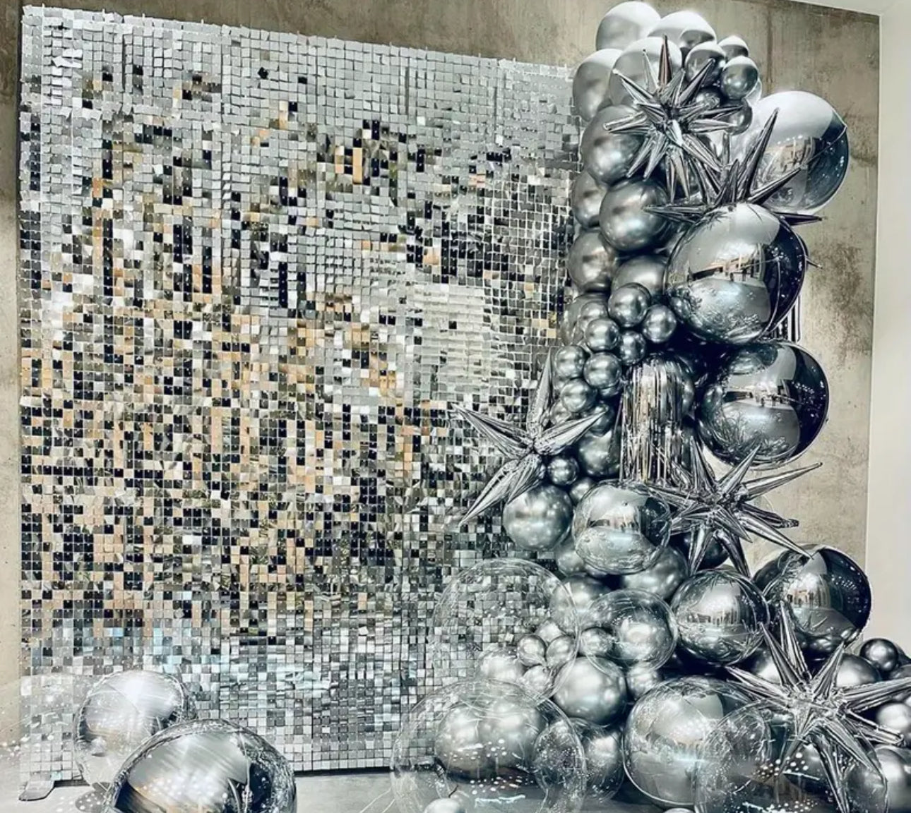 Shimmer Wall with Heavy Duty Backdrop Stand RENTAL