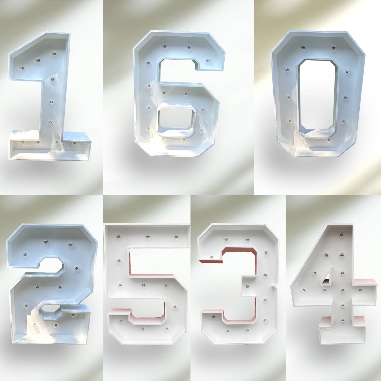 3ft. Marquee Numbers - RENTAL