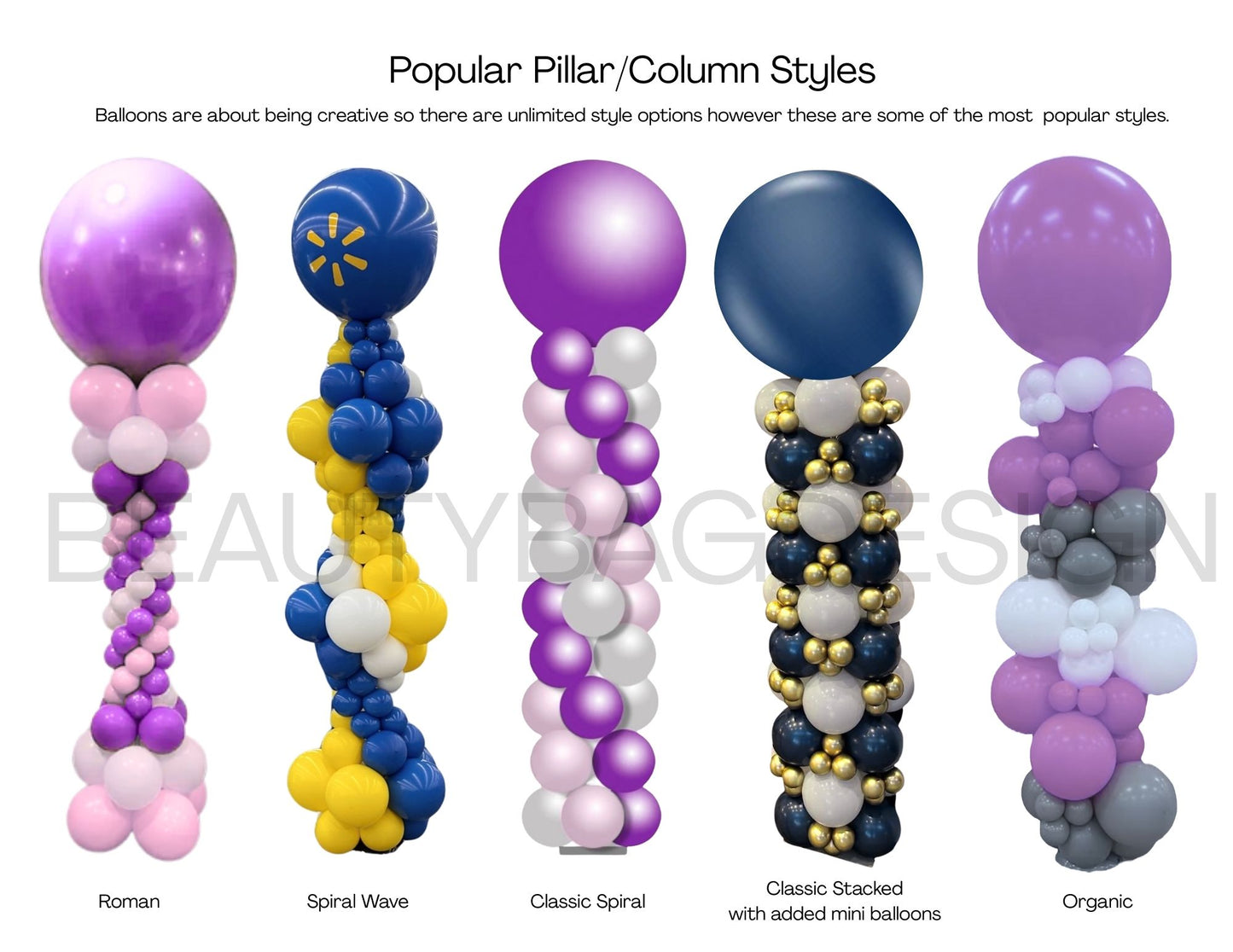 Balloon Column plus Stand RENTAL