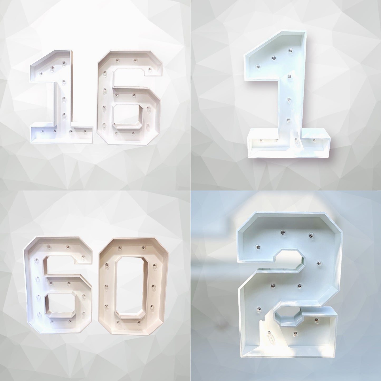 3ft. Marquee Numbers - RENTAL