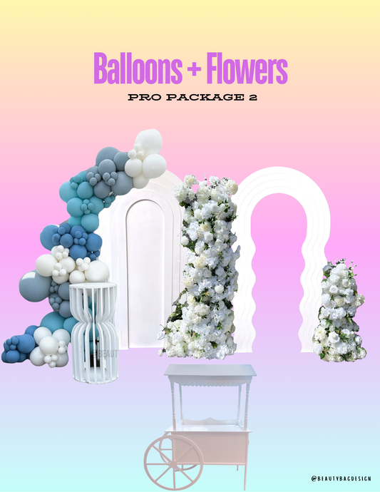 Balloons + Flowers Pro Package 2 Rental