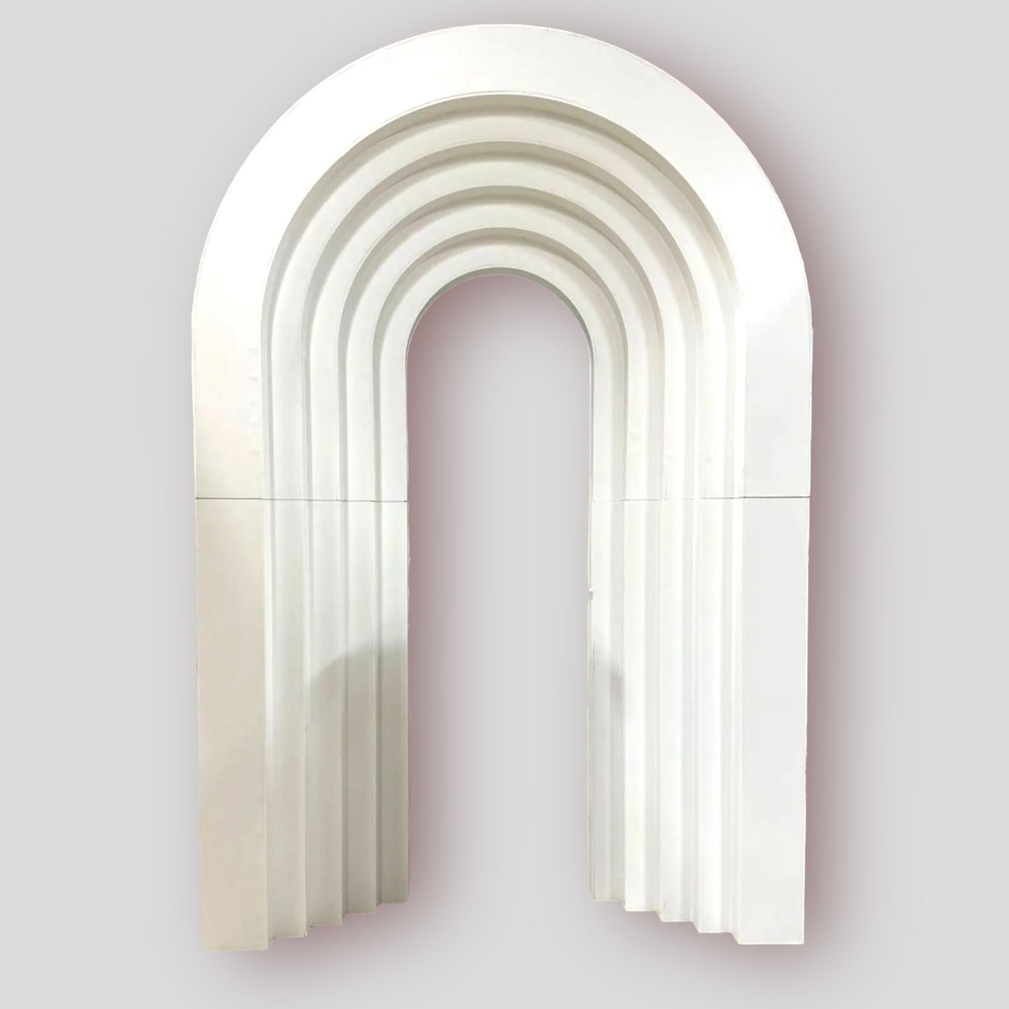 5 Layer Arch Backdrop RENTAL - White