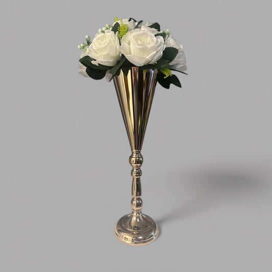 Vase Centrepieces - Gold or Silver - RENTAL