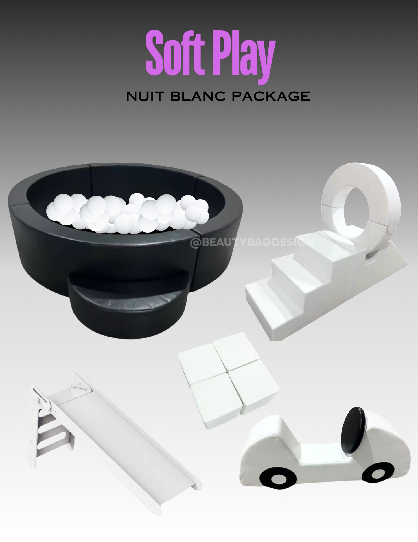Nuit Blanc Soft Play Package Rental