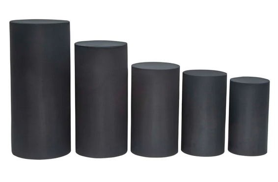 Cylinder Display Stands - Plinths - RENTAL